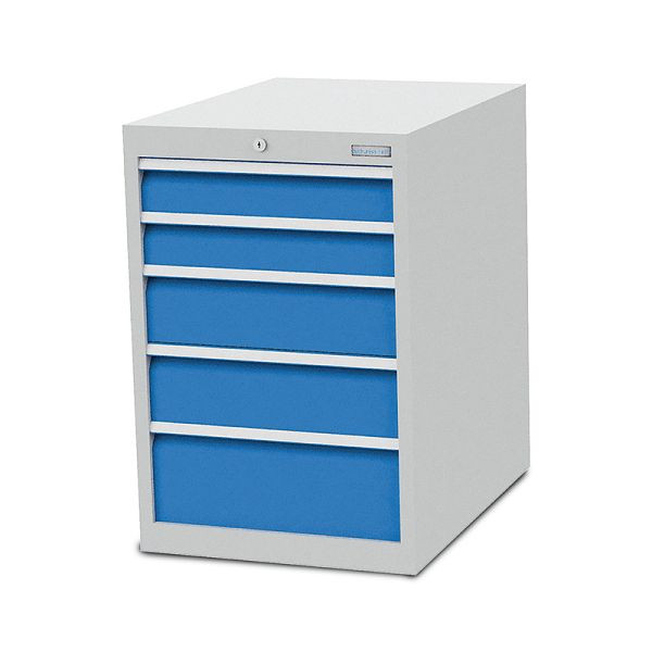 Armoire à tiroirs Bedrunka+Hirth, profondeur 736 mm, R 18-24, 5 x tiroirs, 580/0221V10A