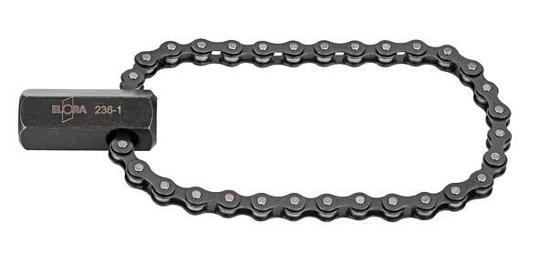 ELORA clé à chaîne pour filtre à huile, universelle, 236-1, 0236000010000