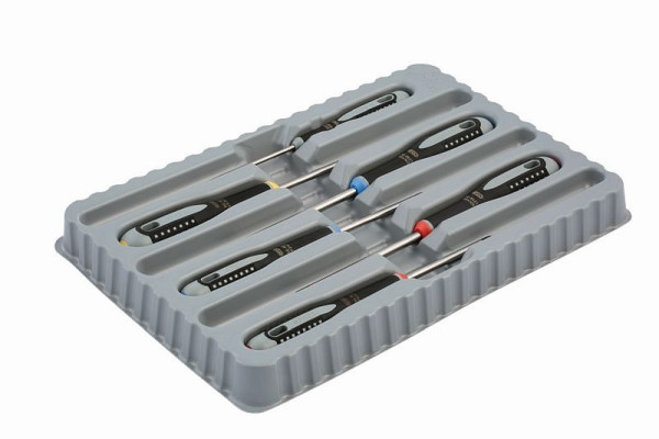 Jeu de tournevis Bahco Ergo™, 6 pièces, fente+PH+PZ, BE-9886