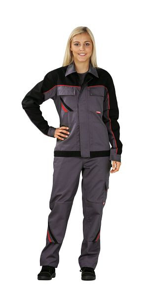 Veste ceinture femme Planam Highline, ardoise/noir/rouge, taille 44, 2319044