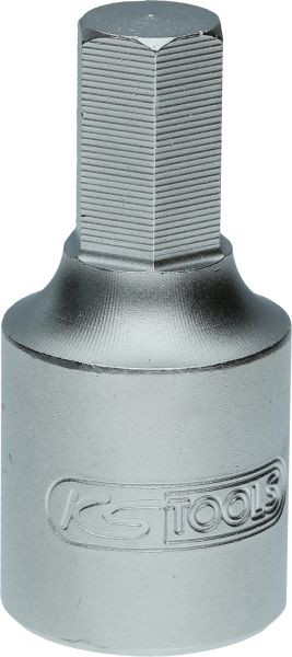 KS Tools Douille pour embout de service d'huile 3/8" 9 mm pour vis à six pans creux, 150.9124