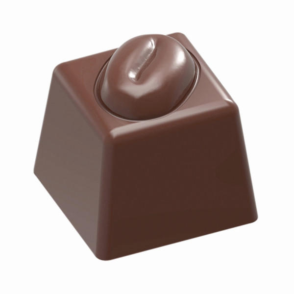 Moule à chocolat Schneider - cubes de grains de café, 275 x 135 x 24 mm / 20,17 x 20,17 x 19,26 mm, 6,9 g, 3 x 8 pièces, 421880