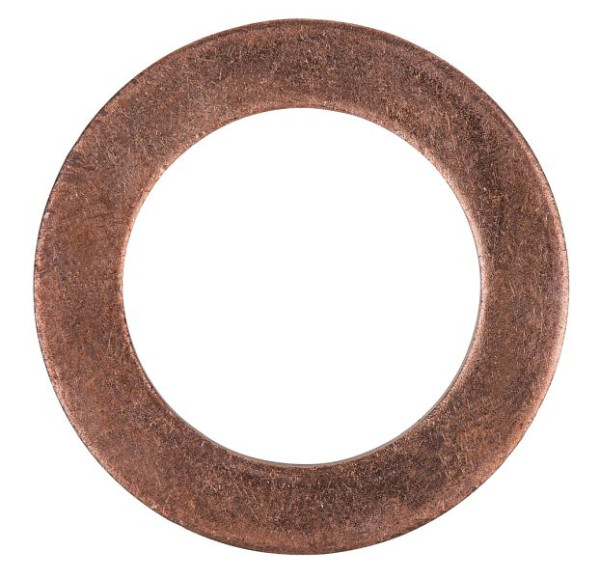 Bague d'étanchéité KS Tools, cuivre, diamètre extérieur 25,5 mm, diamètre intérieur 16 mm, paquet de 25, 430.2511
