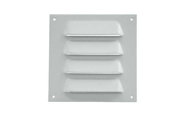 Grille de ventilation Marley en aluminium carré 70x70mm en métal blanc, 065793