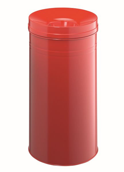 Corbeille à papier DURABLE Safe+ ronde 62 litres, rouge, 332703
