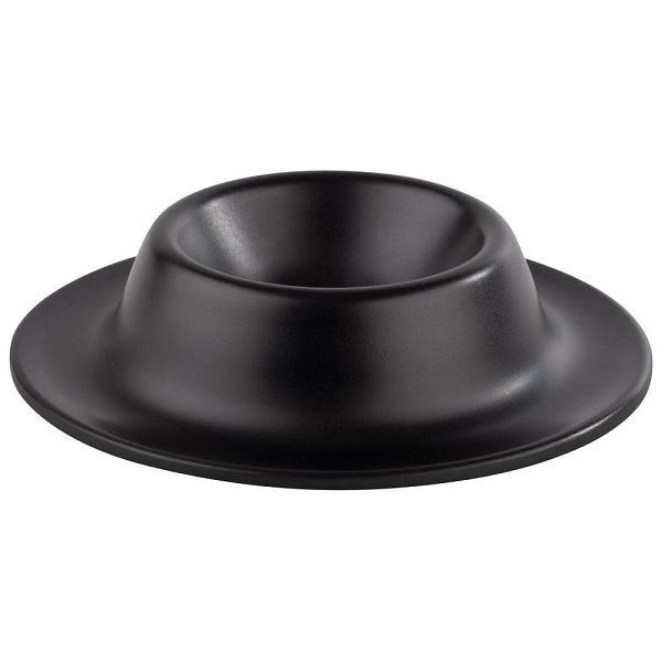 Coquetier APS, 8,50 x 8,50 cm, hauteur 4,50 cm, mélamine, noir, 83849