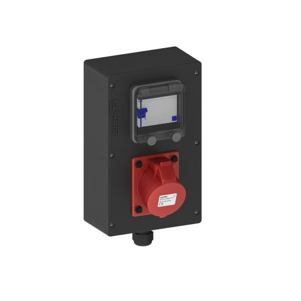 ELSPRO Vollgummi-Wandverteiler HILDEN, 1 CEE 400 V 32 A, 2318320