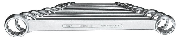 Jeu de clés polygonales doubles GEDORE, 12 pièces, 6x7-30x32, 6062190