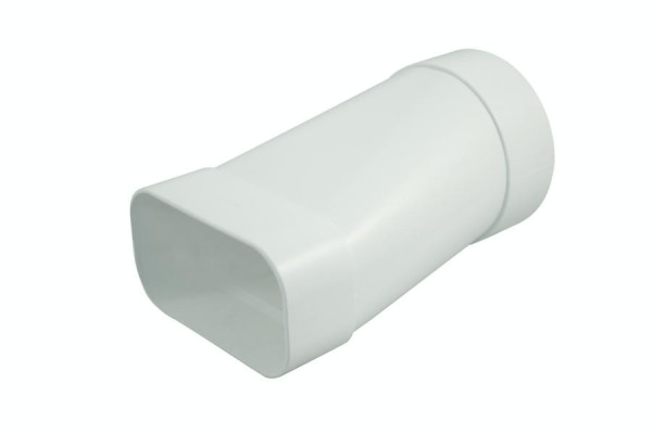 Système de conduits muraux ronds carrés de transition Marley 125, 060293
