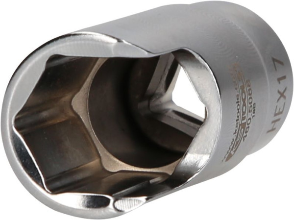 KS Tools Douille de raccord de tuyau coudée spéciale 3/8", 17 mm, 460.5088