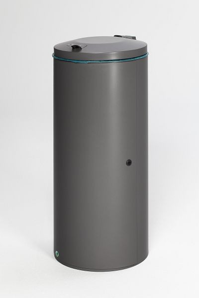 Poubelle VAR 120 litres avec porte simple battant avec serrure à double panneton, similaire à DB 703, 28745