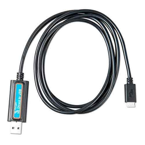 Câble adaptateur Victron Energy VE.Direct vers interface USB, 1-67-010410, ASS030530010