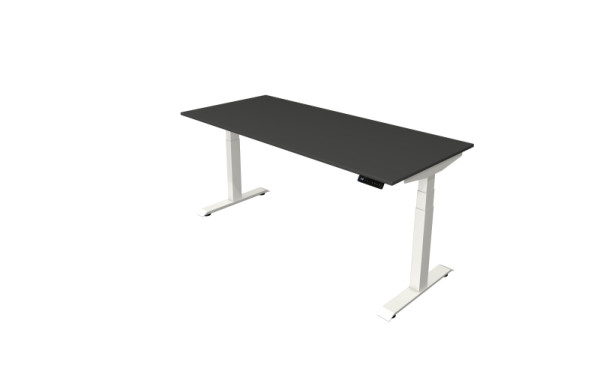 Kerkmann table debout/assise Move 4 nouveau 180 x 80 cm cadre blanc, plateau anthracite, 10090713