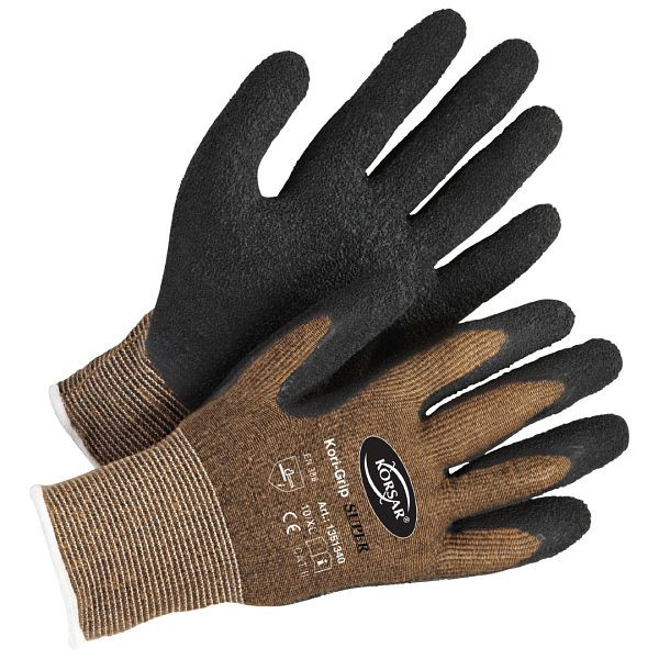 Korsar Kori-Grip Super marron-noir, paquet de 12 paires, taille: 8, 1351340008