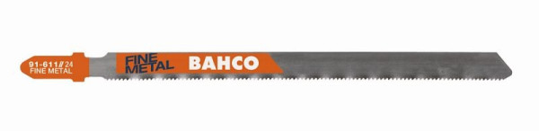 Lames de scie sauteuse Bahco, HSS, tige européenne, 75 mm, 24 dents par pouce, paquet de 25, 91-512-25P