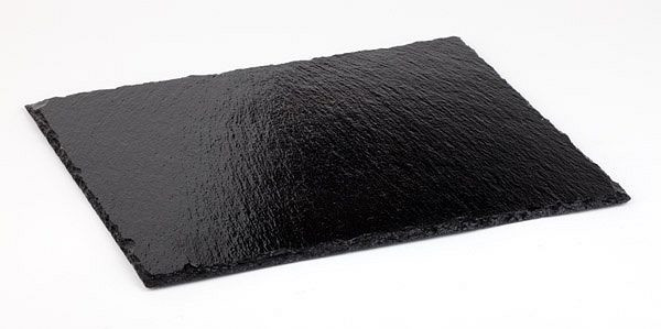 Plaque en ardoise naturelle APS GN 1/3, 32,5 x 17,6 cm, épaisseur du matériau 4-7 mm, 00992