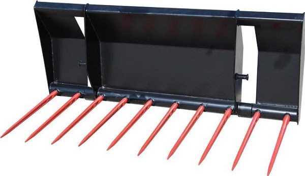 Fourche à fumier Teutona avec support de chargeur à cliquet à 10 dents, pièce à cliquet courte (pour les fabricants Baas, Fendt, Frost), 15605-K