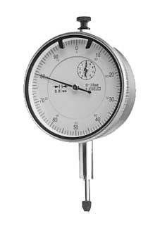 Comparateur MACK DIN 878, plage de mesure 10 mm, lecture 0,01, étalonné, 58-MU-10/0,01KAL