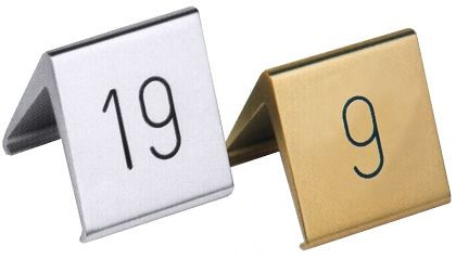 Numéros de table Contacto, argent, 1067/510