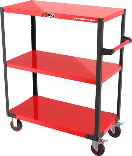 Chariot de sol / chariot de service KS Tools avec 3 zones de chargement, 890.0009