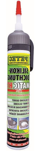 Joint silicone Petec Matic Ht, rouge, 200ml, unité: 12 pièces, 97820