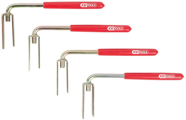 KS Tools jeu de fourches de dépose de feux stop pour Mercedes, 4 pièces, 150.1691