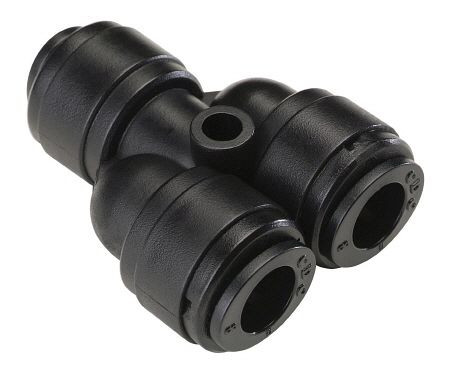 temporisateur B-YV-2x6-6-KU-H2O, raccord Y en plastique, pour eau, UE : 10 pièces, 03080291
