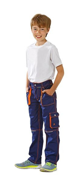Pantalon Planam Basalt Neon Junior, marine/orange, taille 98/104, 6111098