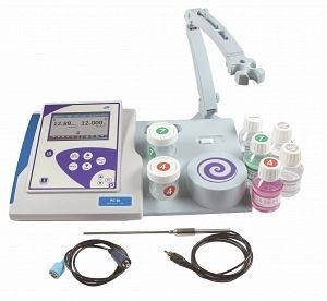 DOSTMANN PC 80 Tischmessgeräte Set ohne pH- und Leitfähigkeitssonde, inkl. Magnetrührer, 5040-0227