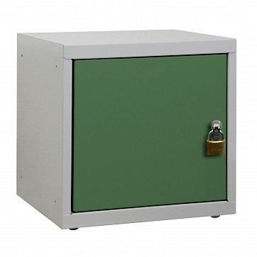 Casier pour objets de valeur ADB, dimensions du corps LxlxH 400x400x400 mm, couleur du corps : gris/vert, RAL 7035/6011, 41211