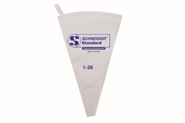 Poche à douille Schneider, 1-28 cm, "Standard" en bleu, soudée, 350171