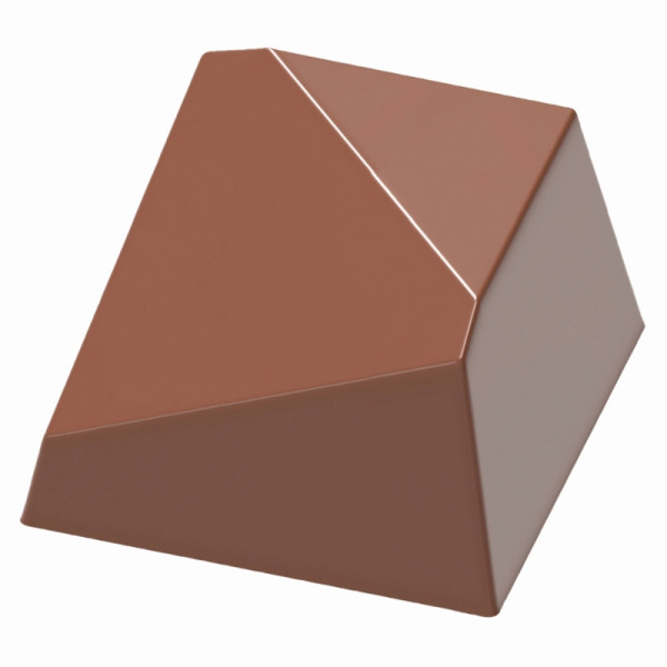 Moule à chocolat Schneider - diagonale, 275 x 135 x 24 mm / 27,56 x 27,58 x 17,22 mm x 12,5 g, 3 x 7 pièces, 421799