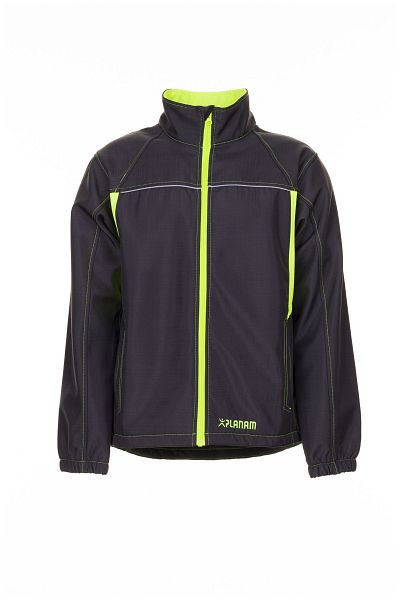 Veste softshell Planam Basalt Neon, anthracite/jaune, taille L, 6290052