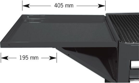 Table de classement Projahn pour chariots d'atelier "BlackLine" 5901-20, 5907-20