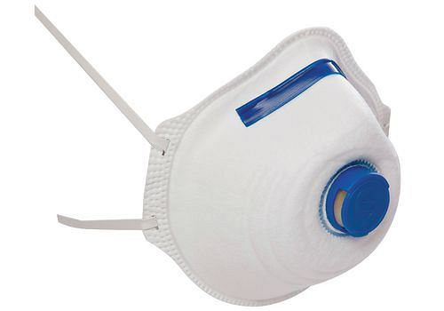 EKASTU Safety masque filtrant les poussières fines FFP 2 / V, soupape d'expiration de refroidissement, selon EN 149, UE : 12 pièces, 123-610
