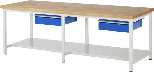 Etabli RAU série 8000 - modèle 8001A6, L2500 x P900 x H840 mm, 03-8001A6-259B4S.11