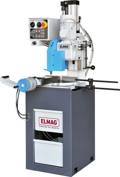 Machine à scie circulaire à métaux ELMAG, VS 315-PL, 17/34 tr/min 'pneumatique', avec éliminateur de copeaux pour pas de dent T 6, 78041