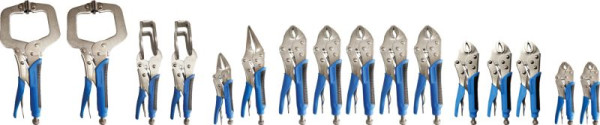 Jeu de pinces-étaux / pinces-étaux Brilliant Tools, 16 pièces, BT065016