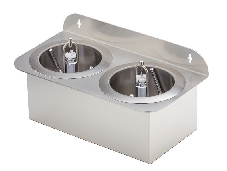 Lölsberg i.MixShower Unlimited Round 2x récipient, verre et collet de douche, 945 027