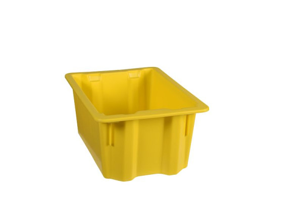 Plastipol-Scheu K 400/1 POLYBOX PP JAUNE, 400 mm x 280 mm x 180 mm, 28410014