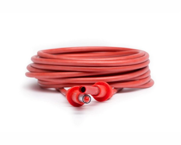 Rallonge ELMAG rouge pour câble de poignée Ø4mm x 4 mètres, fiche banane vers raccord banane pour CleanMaster RW/UNO, 58506