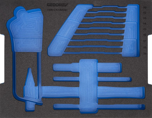 GEDORE insert en mousse vide pour L-BOXX 136, 2835975