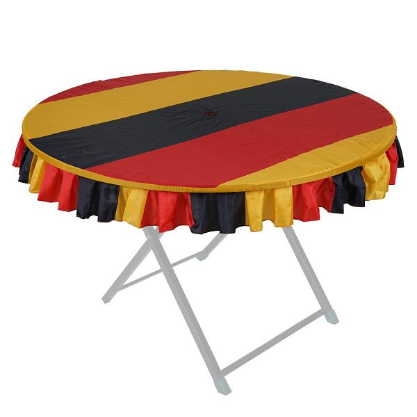 Nappe Mendler HWC-D18, housse de table de jardin de bière, Allemagne WM EM Ø115cm, 59222