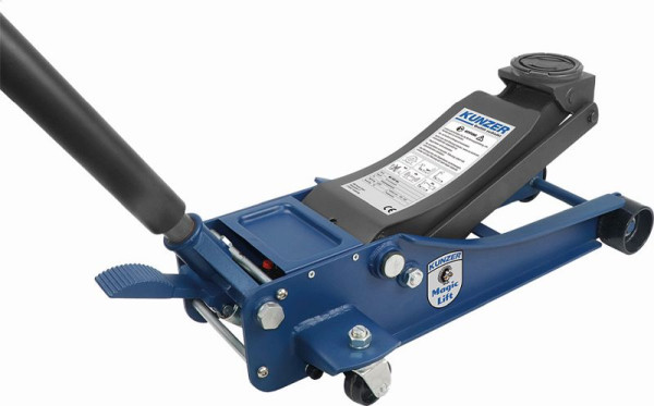 Cric de manœuvre Kunzer 3000 kg avec levage rapide au pied, WK 1032 FSH