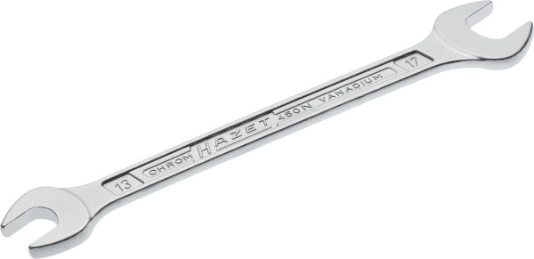 Clé à fourche double Hazet, profil hexagonal extérieur, 13 x 17 mm, 450N-13X17