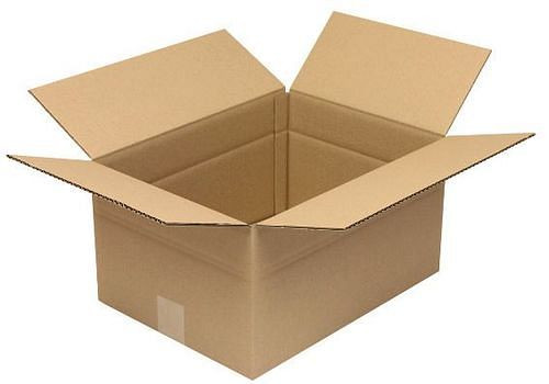 Boîte pliante en carton ondulé TransPak 1 paroi, dimensions intérieures 390 x 290 x 200 mm, qualité 1.20C, paquet de 25, 299420