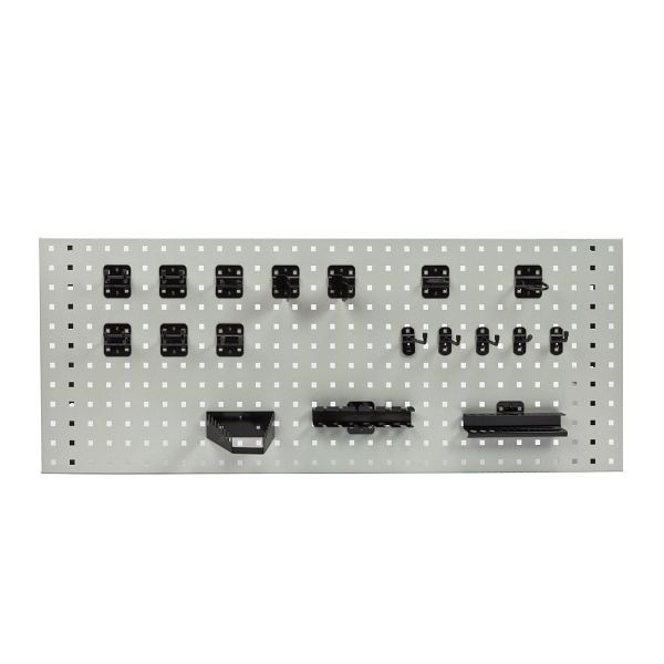 Jeu de crochets/porte-outils ADB, 18 pièces, RAL 9005, 73199
