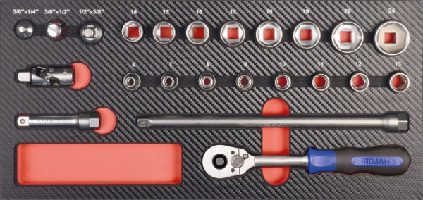 Jeu d'outils Projahn 3/8 "insert 23 pièces, 5999-121