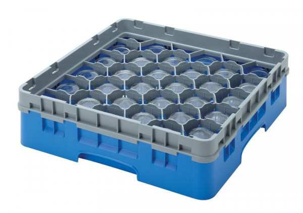 Panier de lavage Cambro 30 compartiments Camrack® 9,2 cm Bleu, VE: 5 pièces, 30S318168