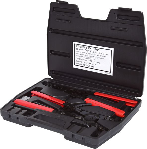 Jeu de pinces-étaux KS Tools avec fonction cliquet, 14 pièces, 500.1300